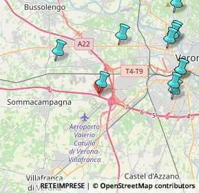 Mappa Via Aeroporto, 37060 Sommacampagna VR, Italia (5.58636)