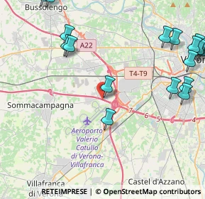 Mappa Via Aeroporto, 37060 Sommacampagna VR, Italia (6.211)