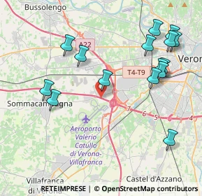 Mappa Via Aeroporto, 37060 Sommacampagna VR, Italia (4.63067)