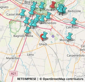 Mappa Via Boccherini, 25016 Ghedi BS, Italia (9.0425)