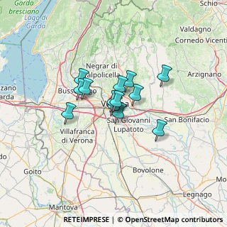 Mappa Via San Giacomo, 37135 Verona VR, Italia (8.07462)
