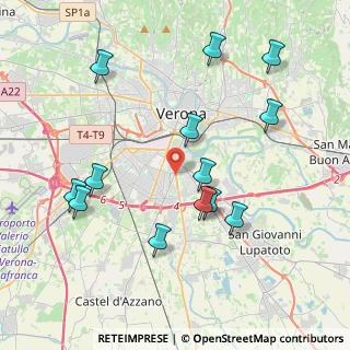 Mappa Via San Giacomo, 37135 Verona VR, Italia (4.20077)