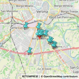 Mappa Via San Giacomo, 37135 Verona VR, Italia (1.12727)