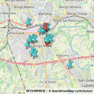 Mappa Via Polesine, 37134 Verona VR, Italia (1.40588)