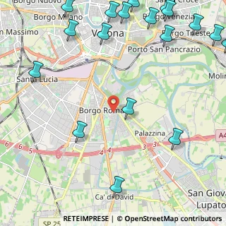 Mappa Via Polesine, 37134 Verona VR, Italia (3.42053)