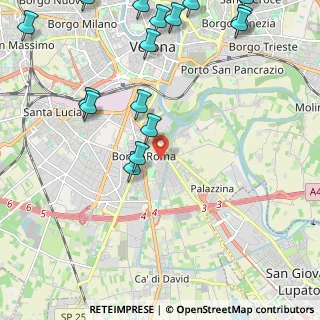 Mappa Via Polesine, 37134 Verona VR, Italia (2.9225)