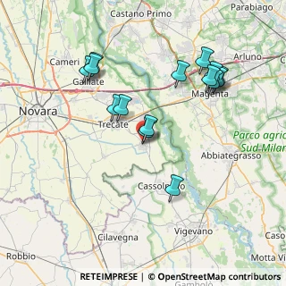 Mappa Via 4 Novembre, 28065 Cerano NO, Italia (7.628)