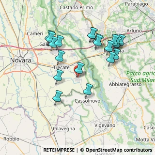 Mappa Via 4 Novembre, 28065 Cerano NO, Italia (7.6805)