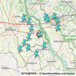 Mappa Via 4 Novembre, 28065 Cerano NO, Italia (7.56867)