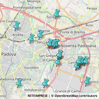 Mappa Viale dell'Induatria, 35129 Padova PD, Italia (2.23)
