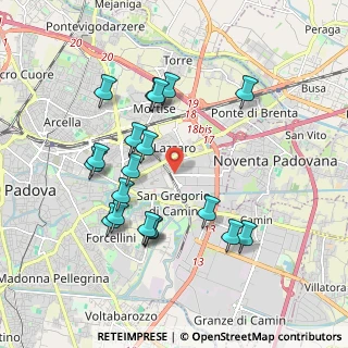 Mappa Viale dell'Induatria, 35129 Padova PD, Italia (1.86158)