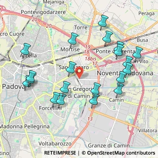 Mappa Viale dell'Induatria, 35129 Padova PD, Italia (2.249)