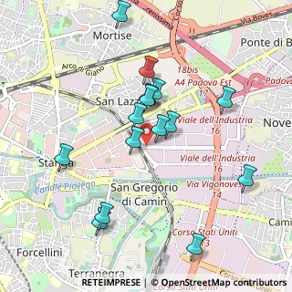 Mappa Viale dell'Induatria, 35129 Padova PD, Italia (0.94067)