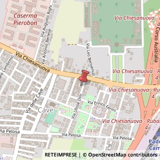Mappa Via Dini Ulisse, 14, 35136 Padova, Padova (Veneto)