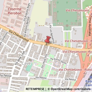 Mappa Via Chiesanuova, 65, 35136 Padova, Padova (Veneto)