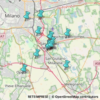 Mappa Via Rodolfo Morandi, 20097 San Donato Milanese MI, Italia (2.67857)