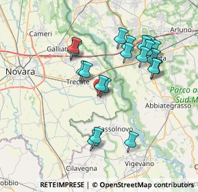 Mappa Via Madonnina, 28065 Cerano NO, Italia (7.0485)