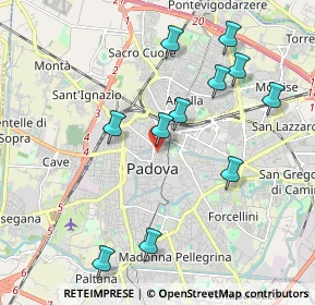Mappa Riviera dei Mugnai, 35137 Padova PD, Italia (2.04545)