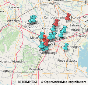 Mappa Via Brentella, 35030 Selvazzano Dentro PD, Italia (10.45063)