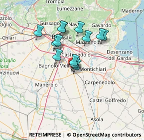 Mappa Via Gaetano Donizetti, 25016 Ghedi BS, Italia (10.87538)