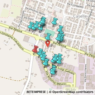 Mappa Via Matteo Maria Boiardo, 35030 Caselle PD, Italia (0.20667)
