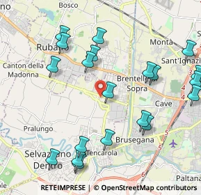 Mappa Via Matteo Maria Boiardo, 35030 Caselle PD, Italia (2.395)
