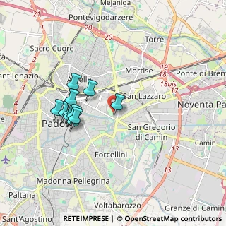 Mappa Via Adolfo Zamboni, 35131 Padova PD, Italia (1.61273)
