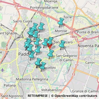 Mappa Sottopassaggio Mario Saggin, 35129 Padova PD, Italia (1.6185)