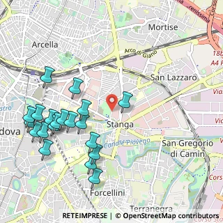 Mappa Sottopassaggio Mario Saggin, 35129 Padova PD, Italia (1.204)