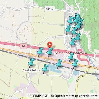 Mappa Autostrada Torino, 37038 Soave VR, Italia (1.2075)