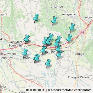 Mappa Autostrada Torino, 37038 Soave VR, Italia (5.637)