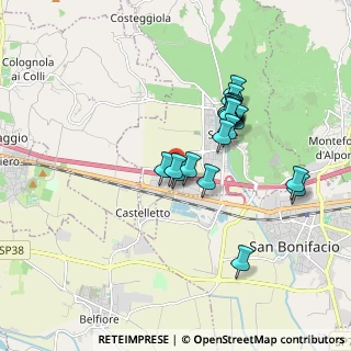 Mappa Autostrada Torino, 37038 Soave VR, Italia (1.536)