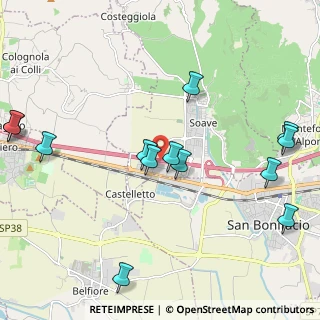 Mappa Autostrada Torino, 37038 Soave VR, Italia (2.49846)