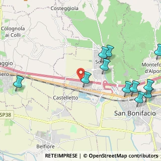 Mappa Autostrada Torino, 37038 Soave VR, Italia (2.94308)