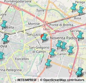 Mappa Viale dell' Industria, 35129 Padova PD, Italia (3.12625)