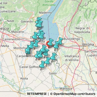 Mappa Via monte Olivi, 25010 Pozzolengo BS, Italia (11.1175)