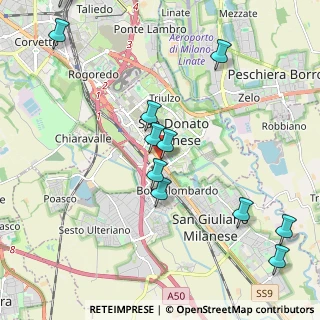 Mappa Via Dante Alighieri, 20097 San Donato Milanese MI, Italia (2.39)