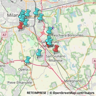 Mappa Via Dante Alighieri, 20097 San Donato Milanese MI, Italia (4.37643)
