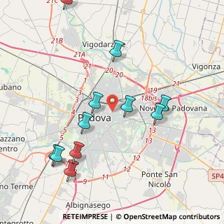 Mappa Via Ugo Bassi, 35121 Padova PD, Italia (4.43909)