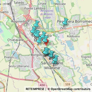 Mappa Piazza Edmondo Malan, 20097 San Donato Milanese MI, Italia (1.304)