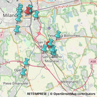 Mappa Piazza Edmondo Malan, 20097 San Donato Milanese MI, Italia (5.16813)