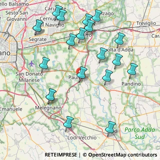 Mappa TEEM, 20067 Paullo MI, Italia (9.575)