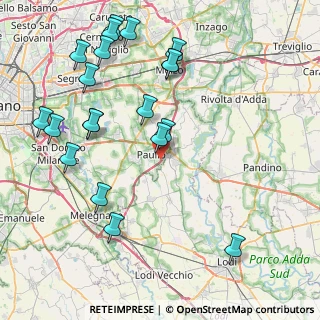 Mappa TEEM, 20067 Paullo MI, Italia (9.635)