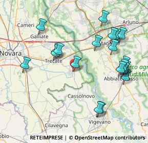 Mappa Via Bagno, 28065 Cerano NO, Italia (8.694)