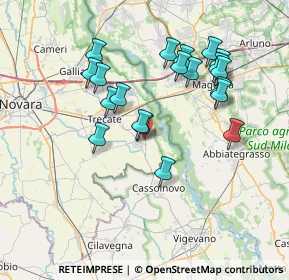 Mappa Via Bagno, 28065 Cerano NO, Italia (7.043)
