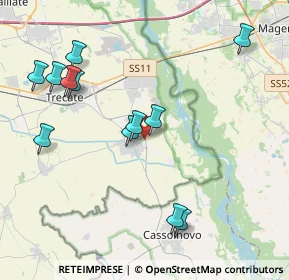 Mappa Via Bagno, 28065 Cerano NO, Italia (4.36917)