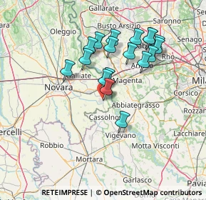 Mappa Via Bagno, 28065 Cerano NO, Italia (12.95944)