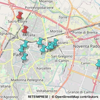 Mappa Via Venezia, 35129 Padova PD, Italia (1.88818)