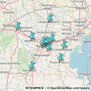 Mappa Via Venezia, 35129 Padova PD, Italia (10.97273)