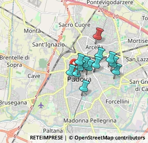 Mappa CAP, 35139 Padova PD, Italia (1.07308)